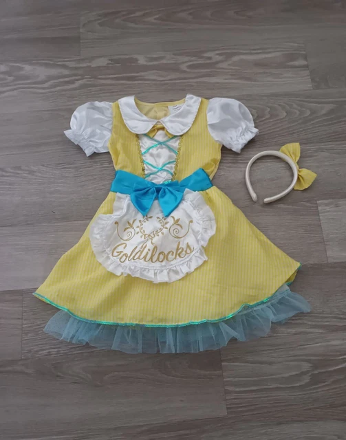 Goldlöckchen-Kostüm Für Mädchen (9-10 Jahre) – Mit Kleid Und Schleifen-Stirnband, Von Amscan