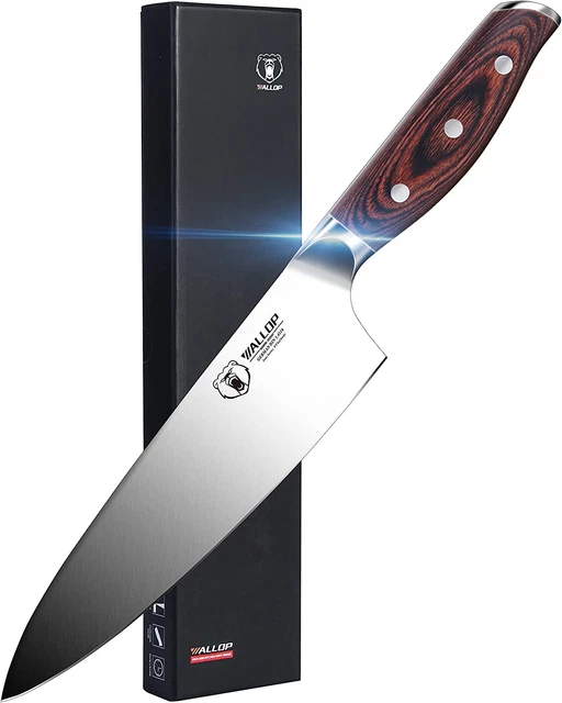 Chef Knife-Pro Kitchen Knife 8Inch Chef'S Knife Japanese Gyuto Knife Ultra Sharp