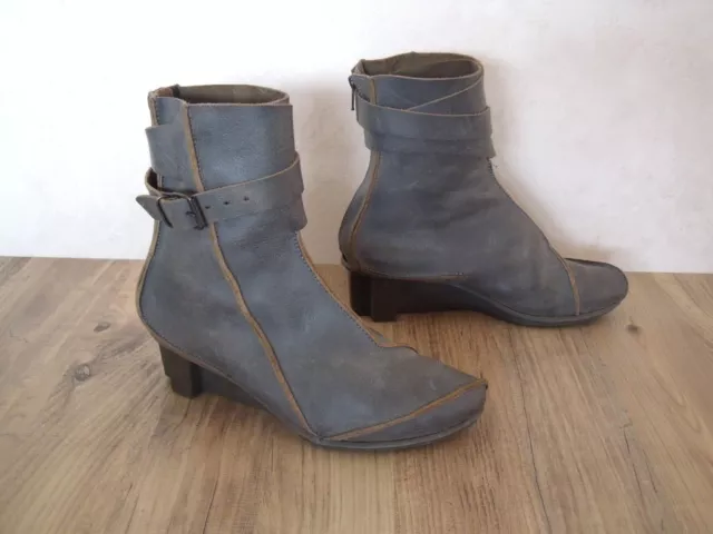 Trippen Bottines Cuir Gris Pointure 39