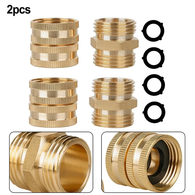 Raccord Laiton 3/4″ X 3/8″ Mâle NPT – Pour Tuyau Gaz, Eau, Air – Filetage Droit – Qualité Hydraulique