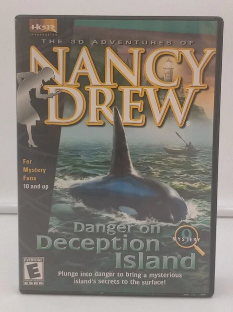 Nancy Drew Mystery 9: Danger On Deception Island Pc Cd-Rom Game