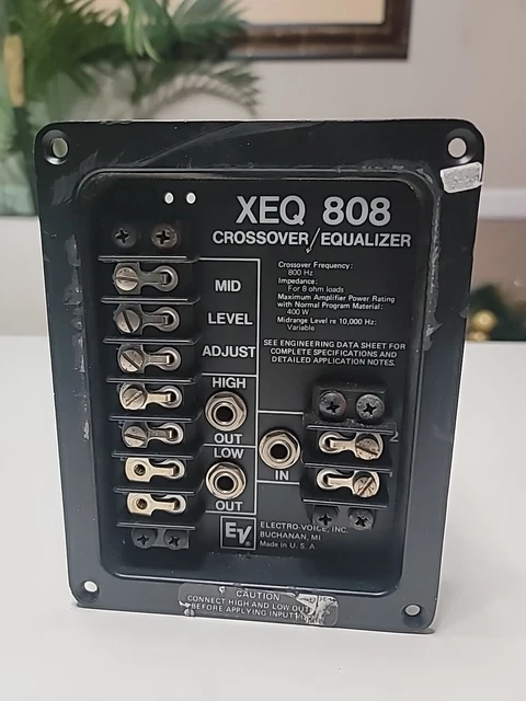 EV(Electro-Voice)/ELECTRONIC CROSSOVER/EQUALIZER『XEQ-2』b