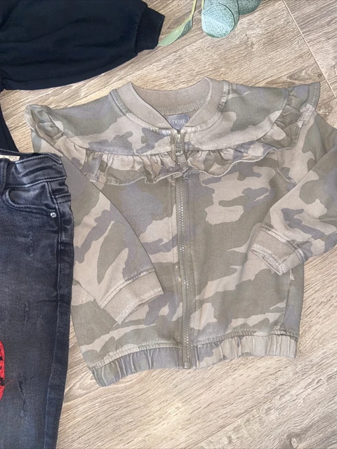 RIVER ISLAND NEXT ecc ragazze autunno inverno pacchetto abito jeans felpa età 2-3 anni 7