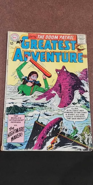 DC Comics My Greatest Adventure #81 2nd Appearance Doom Patrol