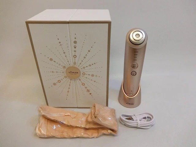 YA-MAN M18-YL Photo Plus Shiny Champagne Pink RF Facial Equipment Beautiful