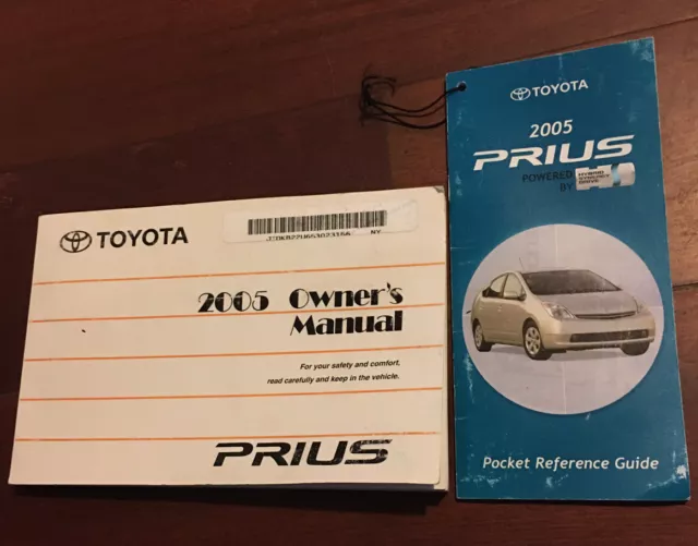 Factory OEM Owners Manual  - 2005 Toyota Prius Hybrid