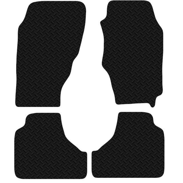 FOR JEEP CHEROKEE 2001 to 2008 Black Floor Tailored 3mm Rubber Car Mats