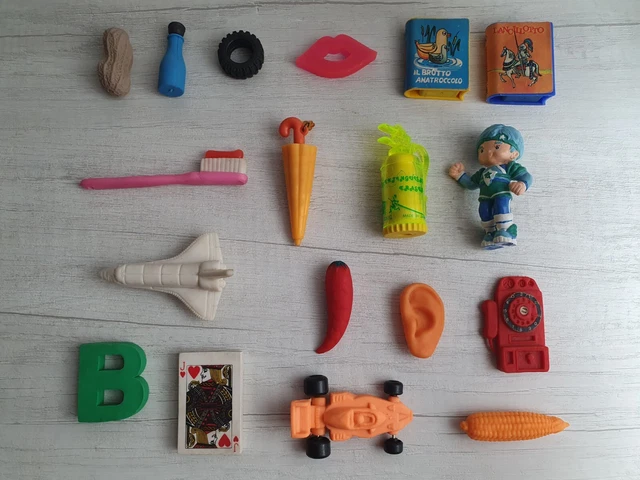 Lotto gommine vintage anni ‘80
