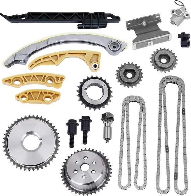 Engine Timing Chain Kit - Compatible with Buick, Chevy, GMC, Pontiac and...