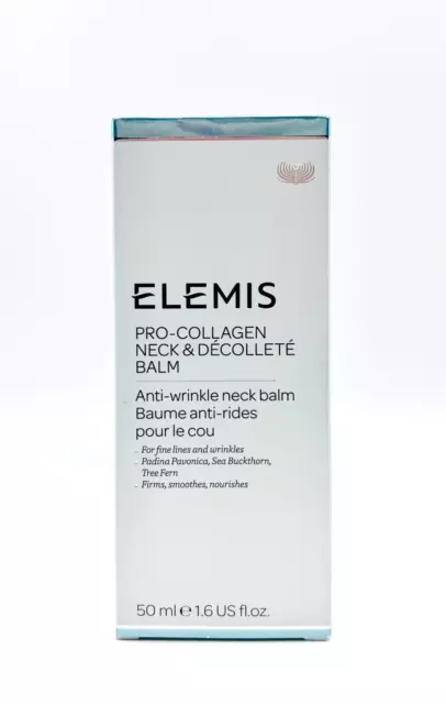 ELEMIS PRO Collagen Anti Aging Falten Hals Dekolleté Pflege Balsam Creme, 50ml