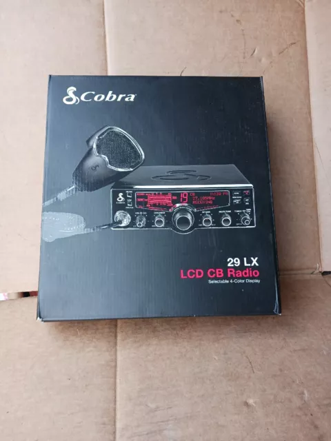 COBRA - 29 LX LCD CB RADIO - Selectable 4 Color Display