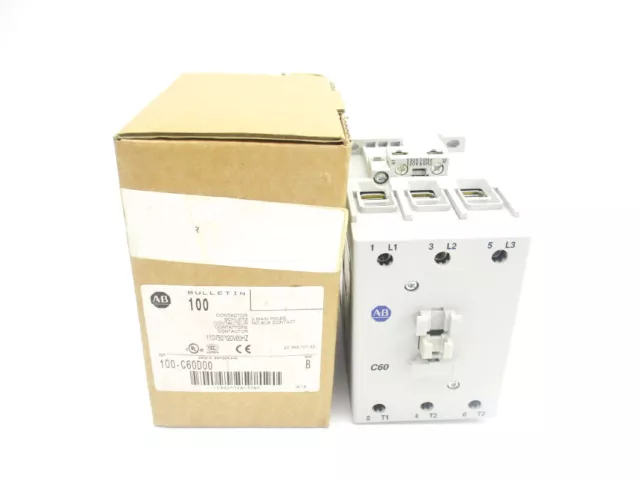 Allen Bradley 100-C60D00 Ser. B 110/120V 100A (Br/Wh) Nsmp