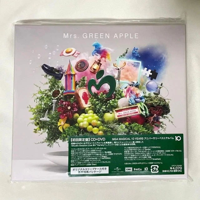 MRS. GREEN APPLE 5 Complete Box CD DVD Blu-ray L size used
