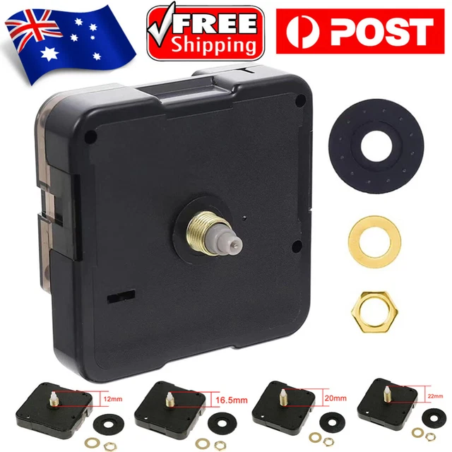 SILENT DIY QUARTZ Movement Wall Clock Motor Mechanism Long Spindle