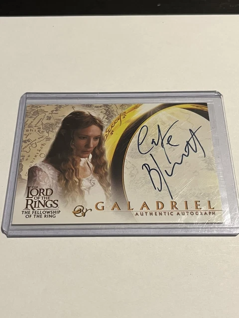 CATE BLANCHETT 2001 Topps Lord of the Rings Fellowship Autograph GALADRIEL
