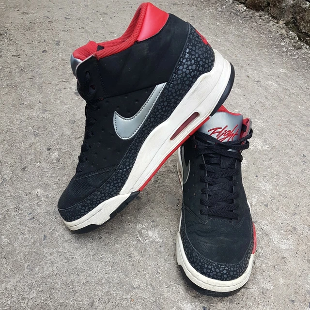 Mens black nike sales trainers size 8