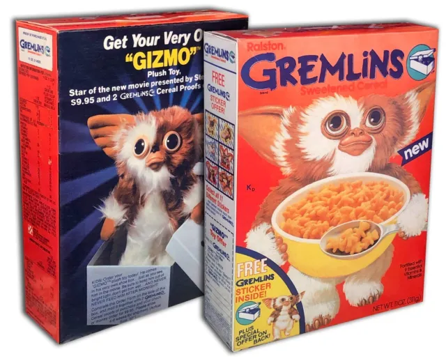 Ralston GREMLINS Cereal BOX  (BOX ONLY!)