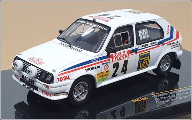 Ixo 1/43 Scale Diecast RAC128 - Citroen Visa Chrono Tour De Corse 1983