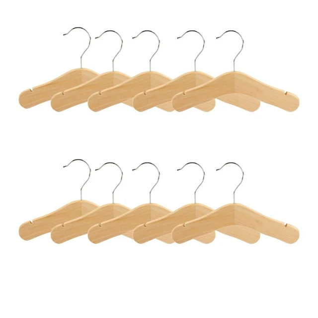 1X(Cintres pour BéBé en Bois, Cintres pour Enfants, Conception D'éPaule Cra8869