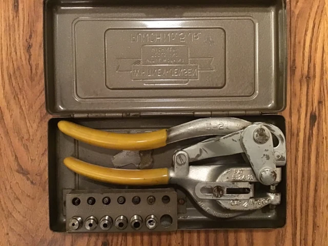 Vintage Whitney Jensen No 5 Jr. Sheet Metal Punch Made In Usa!