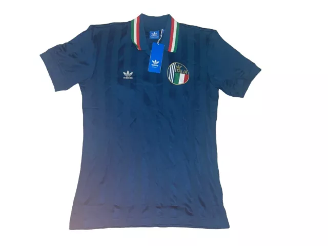 Adidas Herren Italien Retro Football Shirt F77314