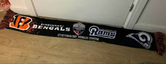 NFL London Games 2019 Cincinnati Bengals v Los Angeles Rams Scarf- Wembley