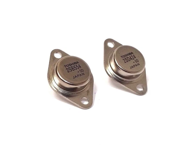 Smd Transistor 2SB554 2SD424 Transistors – PNP & NPN, 15A/150W, Toshiba, New In Original Packaging 2n270 Transistor - Foto 4