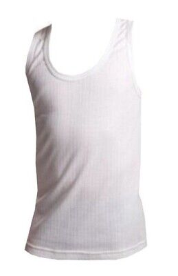 Single Girls 3 - 5 Girls Thermal Underwear Sleeveless Vest White