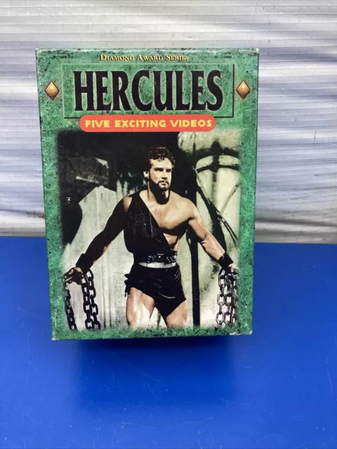 Hercules: Five Exciting Videos - VHS Tape - TV Show - 5 Tape Box Set