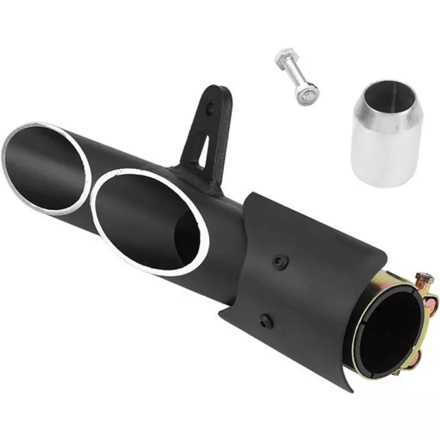 Motorcycle Dual-outlet Exhaust Tail Pipe Muffler Tailpipe Tip for Yamaha YZF-R6