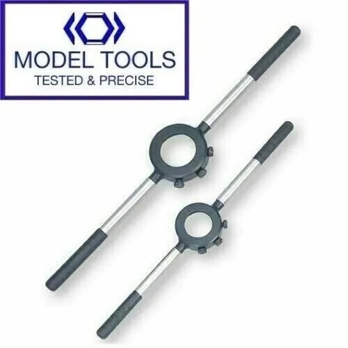 Round Die Stock Handle All Steel Construction Set Of 2 Pcs 1” & 1-1/2” Inch