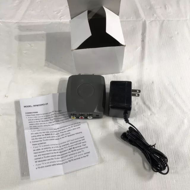 Rf Modulator / Rfmodro-24 / A/V / Directv / Dish Network / Cable Tv / *New*