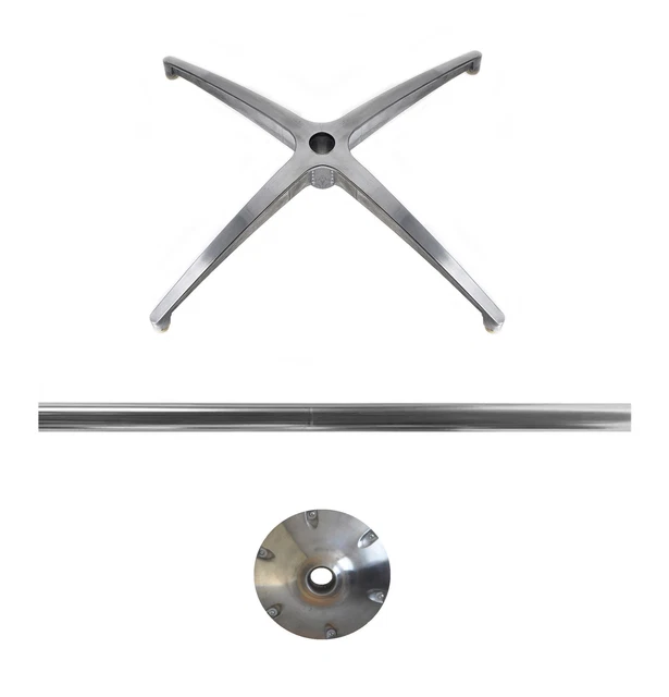 Commercial Cocktail Table Base Kit With 30in High Leg Base And Socket