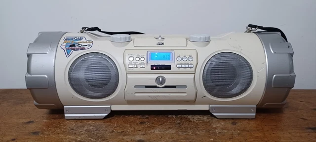 JVC RV-NB10B BOOMBLASTER Nastro lettore portatile/Cd/Radio bianco ...