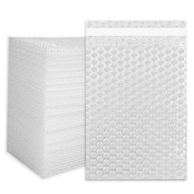 75pcs 15x17.5 Bubble Out Pouches Bubble Bags Protection Wrap Bags Self Seal