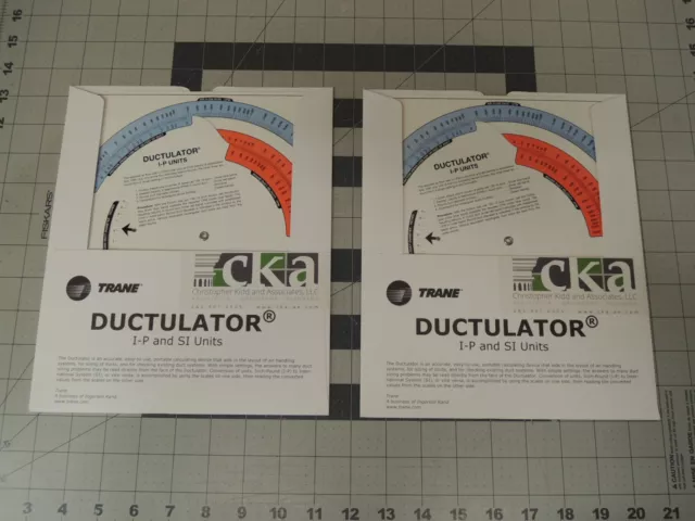 Lot of (2) Original Trane Ductulators with Sleeves