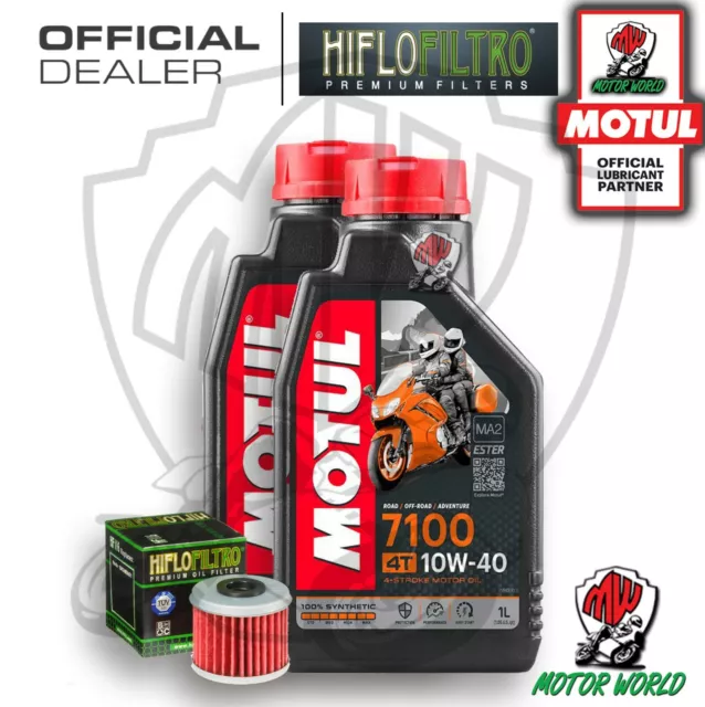 Kit Tagliando 2 Lt Olio Motul 7100 10W40 Filtro Hm 450 Cre-F X Ie 2007 2008 2009