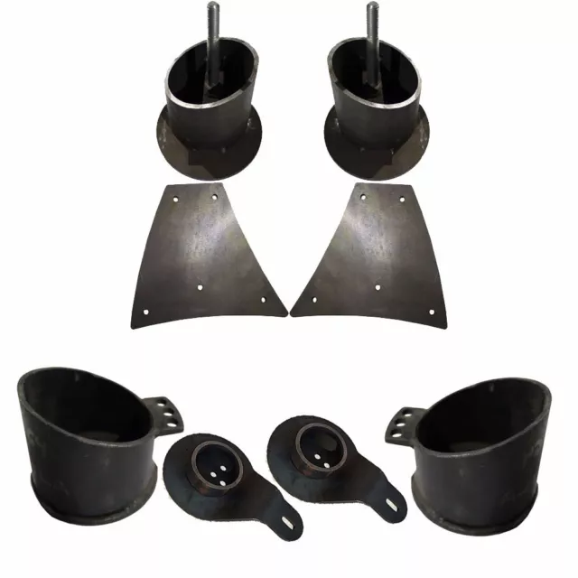 Air Suspension Bag Brackets Front Rear Bolt On Fits 1958-64 Chevy Impala Air Suspension Bag Brackets Front Rear Bolt On Fits 1958-64 Chevy Impala