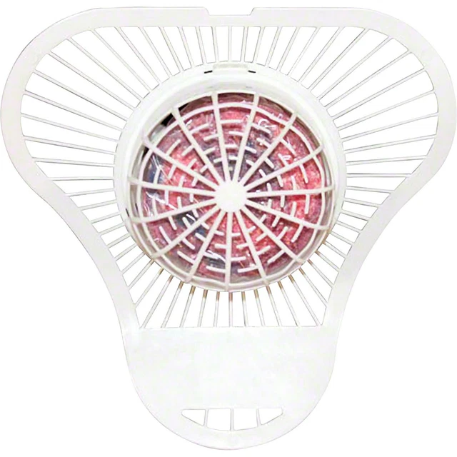 1 Impact Urinal Cherry Screen Deodorized Block and Screen 7.25" Diameter #9400CC