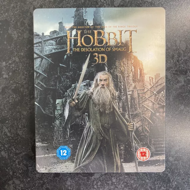 The Hobbit The Desolation Of Smaug 3D Blu-ray Steelbook 4 Disc Edition💥