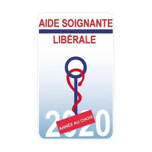 CADUCÉE AIDE SOIGNANTE libérale sticker autocollant 289 EUR 6,00