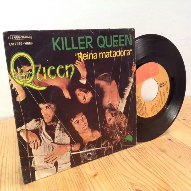 QUEEN [KILLER QUEEN ~ REINA MATADORA] 1974 SPANISH 45 EMI Freddie Mercury