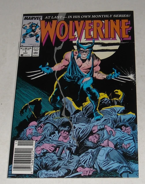 WOLVERINE # 1 MARVEL COMICS November 1988 NEWSSTAND VARIANT 1st SOLO SERIES