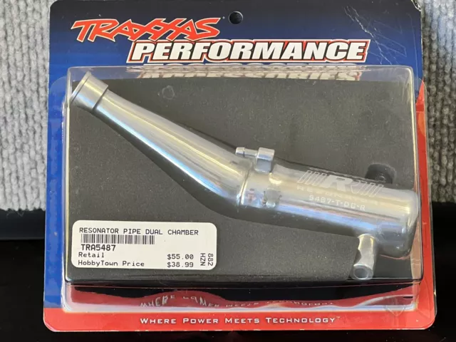 Traxxas 1/10 T-Maxx 2.5 * TUNED EXHAUST PIPE RESONATOR * 5487