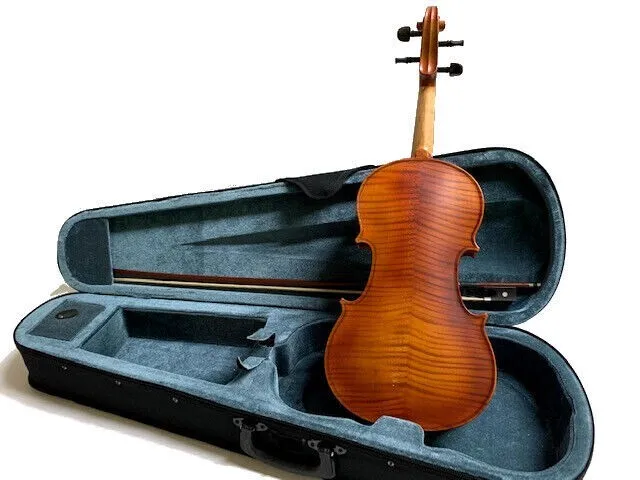 4/4 Full-Size Maple Flamed Solid Concert Violin/Fiddle-German