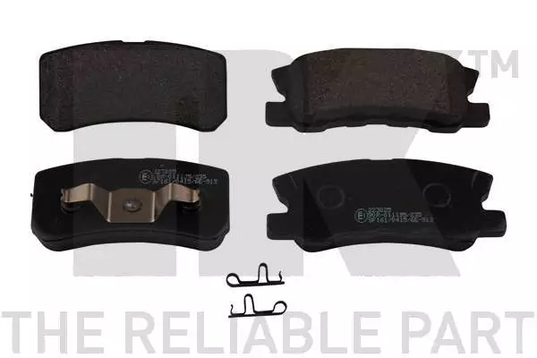 Brake Pads Set fits MITSUBISHI SHOGUN Mk2 3.2D Rear 00 to 07 NK 4605A265 Quality