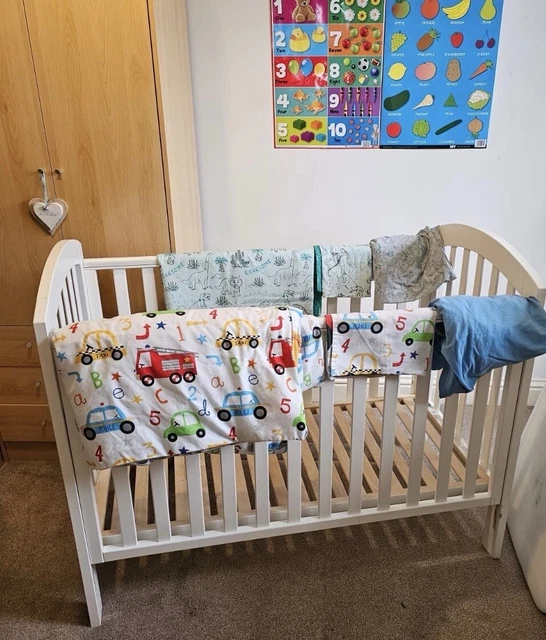 MOTHERCARE ASHWORTH DROPSIDE Cot £50.00 PicClick UK