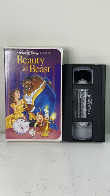 Walt Disney Black Diamond Classic Beauty And The Beast VHS Home Video Tape Movie