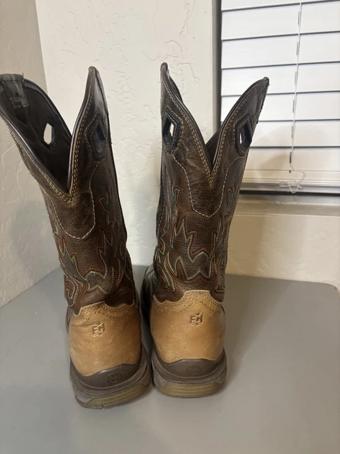 DOUBLE-H WORK WESTERN Boots Mens 9.5 D Gel Ice Cowboy Boots DH1552 ...