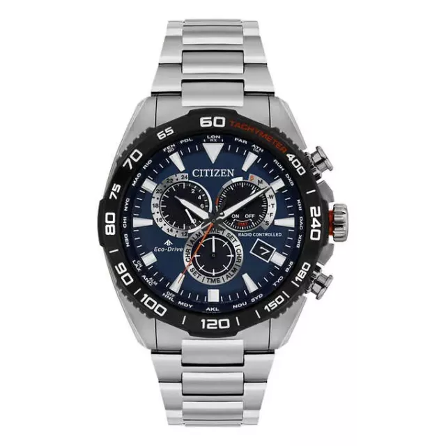 CITIZEN CB5034-58L Men's Eco-Drive Radio Controlled A.T. Chronograph Stainless